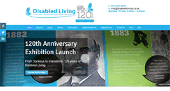 Desktop Screenshot of disabledliving.co.uk